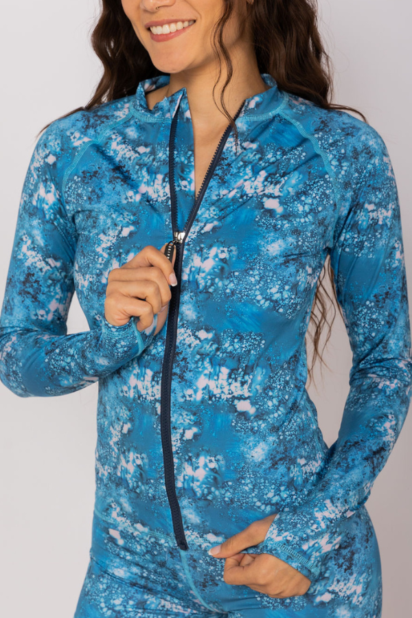 Sample - Full-Zip Rashie - Lost at Sea - S - Final Sale