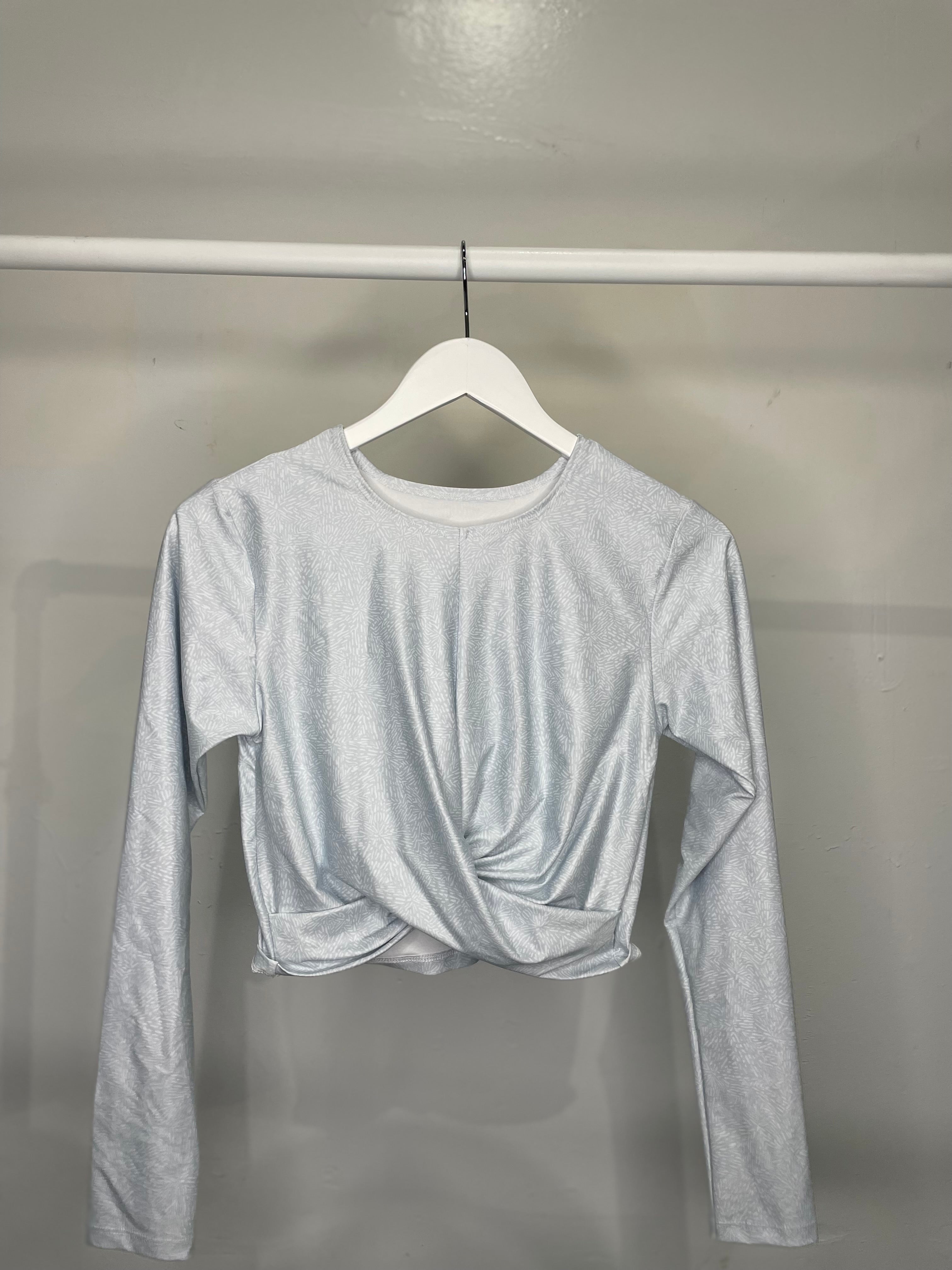 Sample - Long Sleeve Raya Twist Top - Tribe - XL - Final Sale