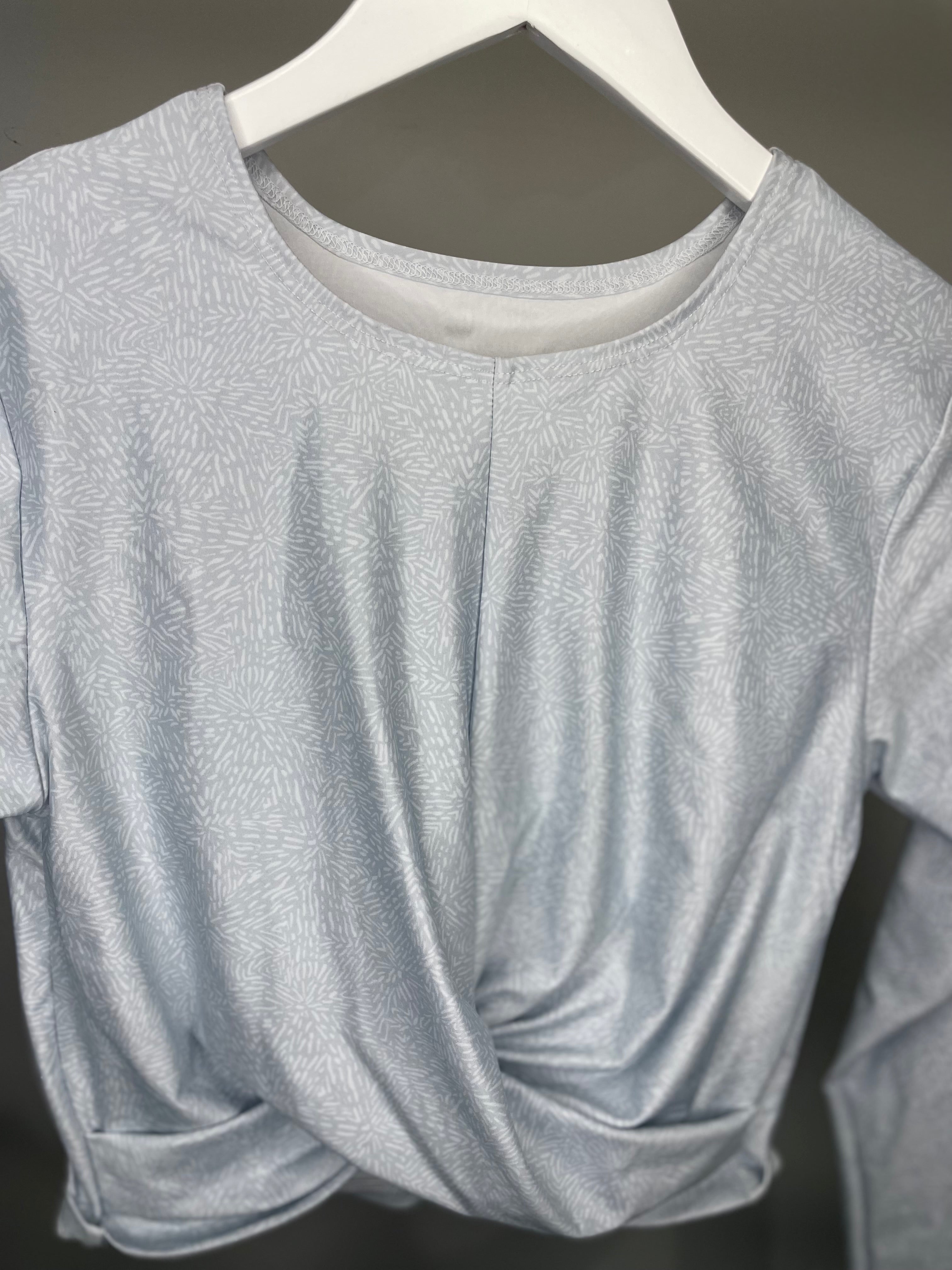 Sample - Long Sleeve Raya Twist Top - Tribe - XL - Final Sale