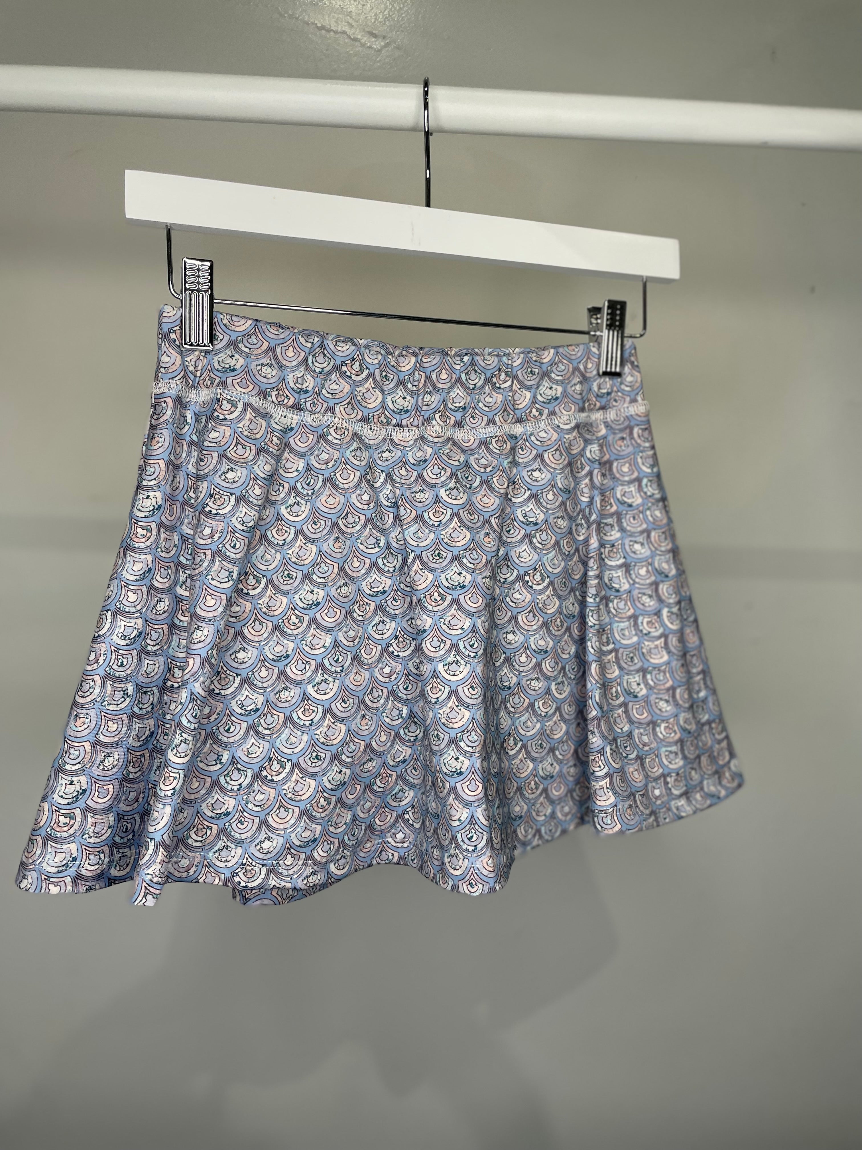 Sample - Water Skort - Marble Scale - S - Final Sale