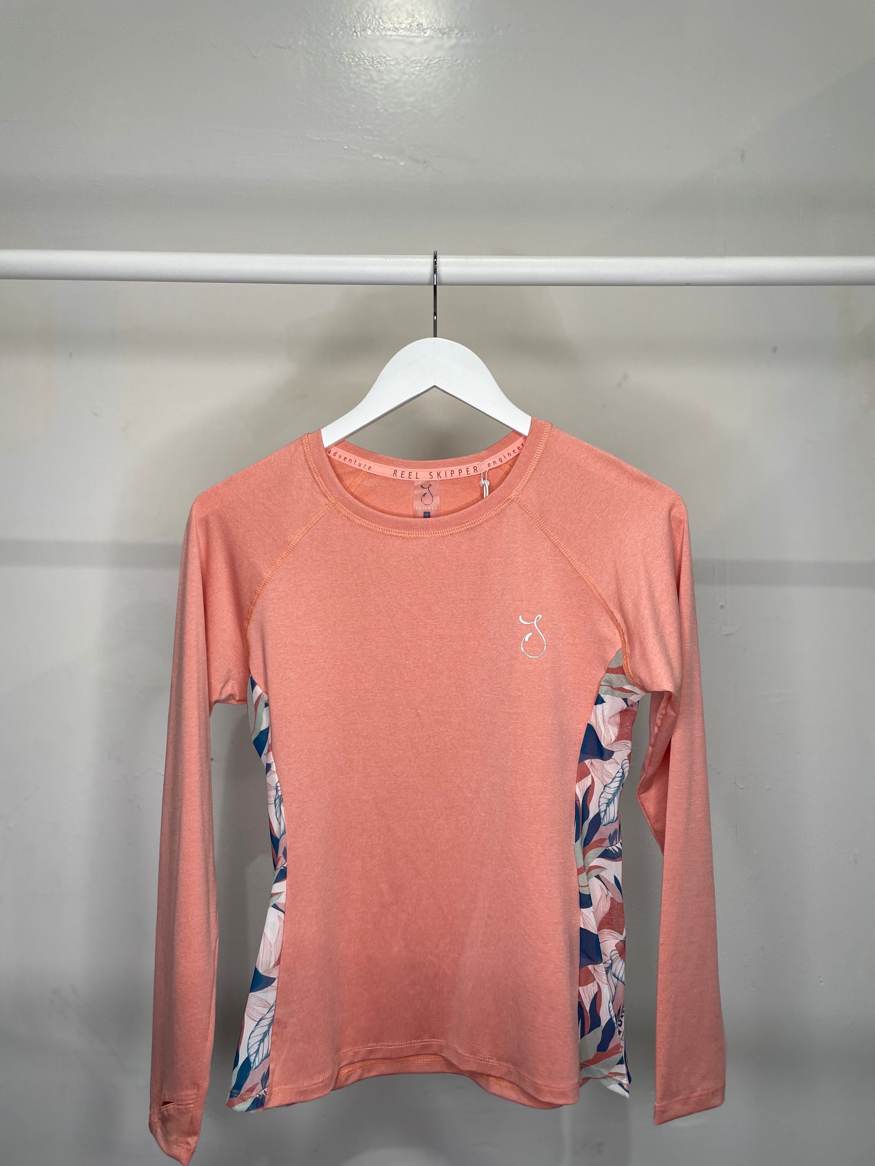Sample - Vented Top - Lobster Bisque/Modern Tropical - S - Final Sale
