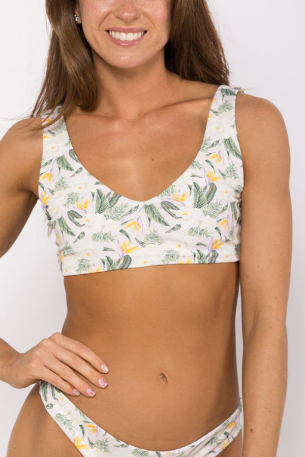 Sample - Active Bikini Top - Paradise Found - S - Final Sale