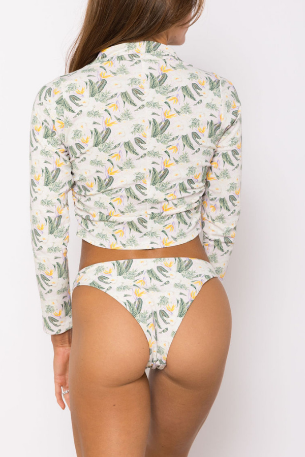 Sample - Long Sleeve Active Top - Paradise Found - S - Final Sale