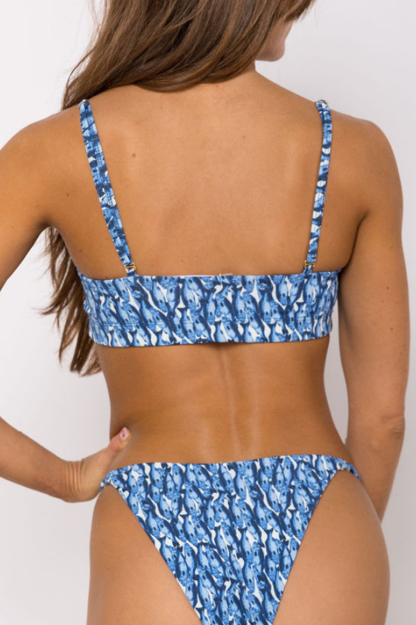 Sample - Tahiti Bikini Top - Great Catch - S - Final Sale