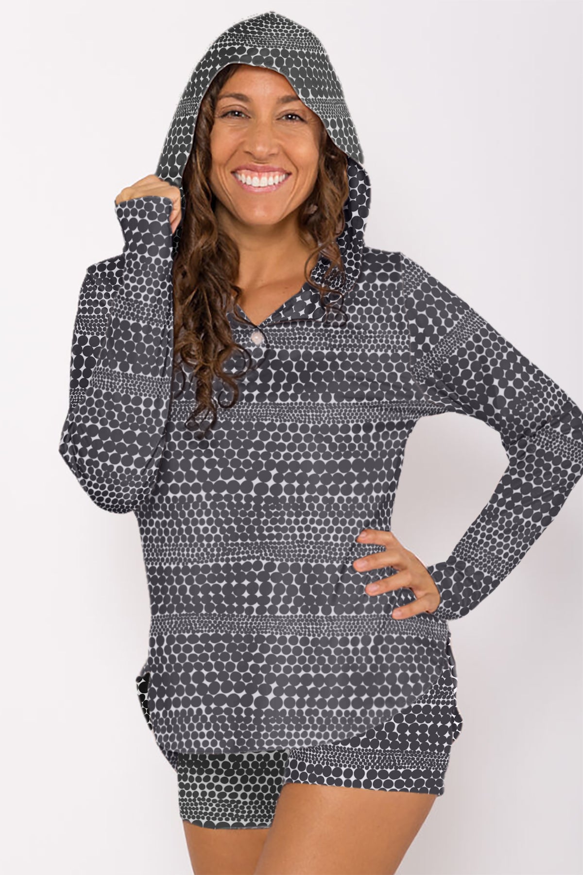 Sample - La Brisa Top - Deep Dots - S - Final Sale