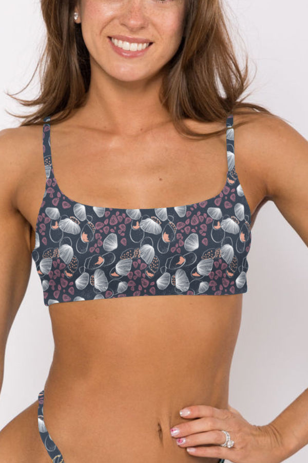 Sample - Tahiti Bikini Top - Dancing Clams - S - Final Sale