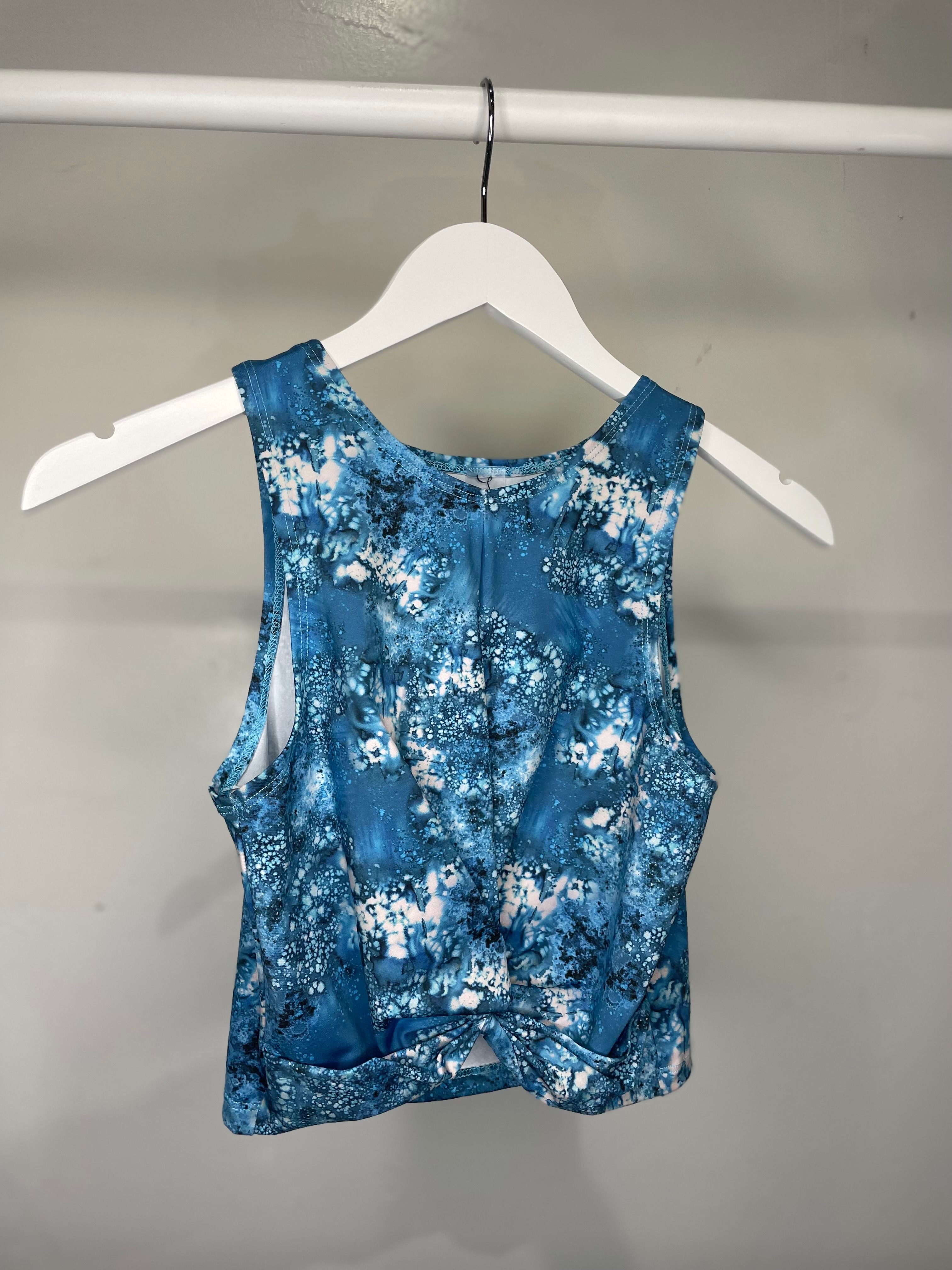 Sample - Raya Twist Top - Lost at Sea - S - Final Sale