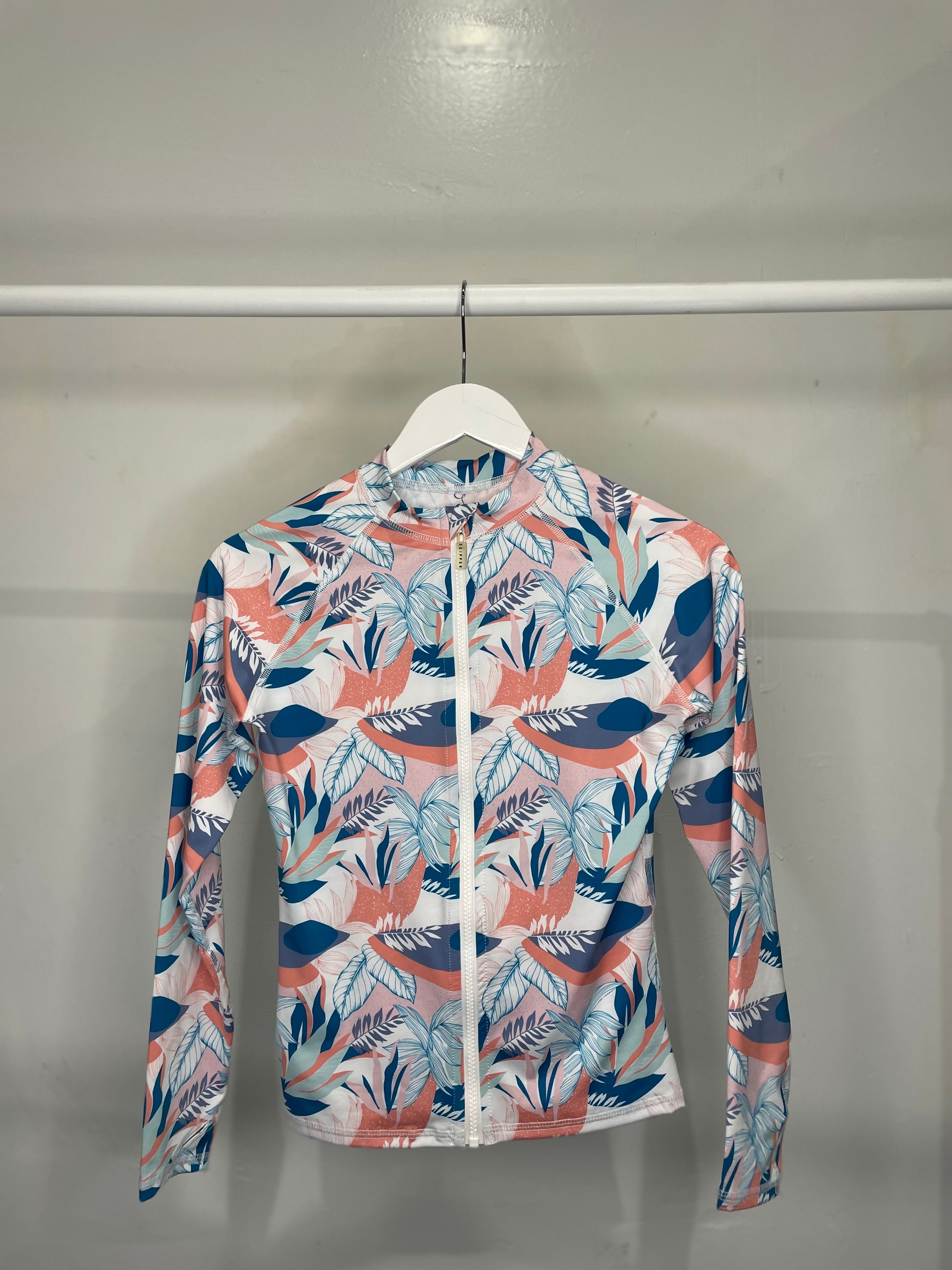 Sample - Full-Zip Rashie - Modern Tropical - S - Final Sale