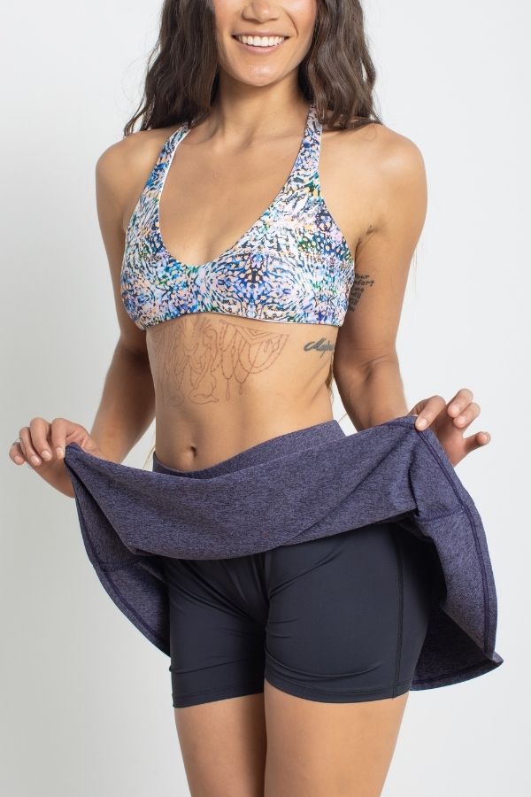 Water Skort - Violeta