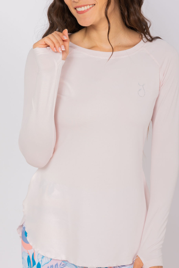 Flowy Performance Top - Baby Pink