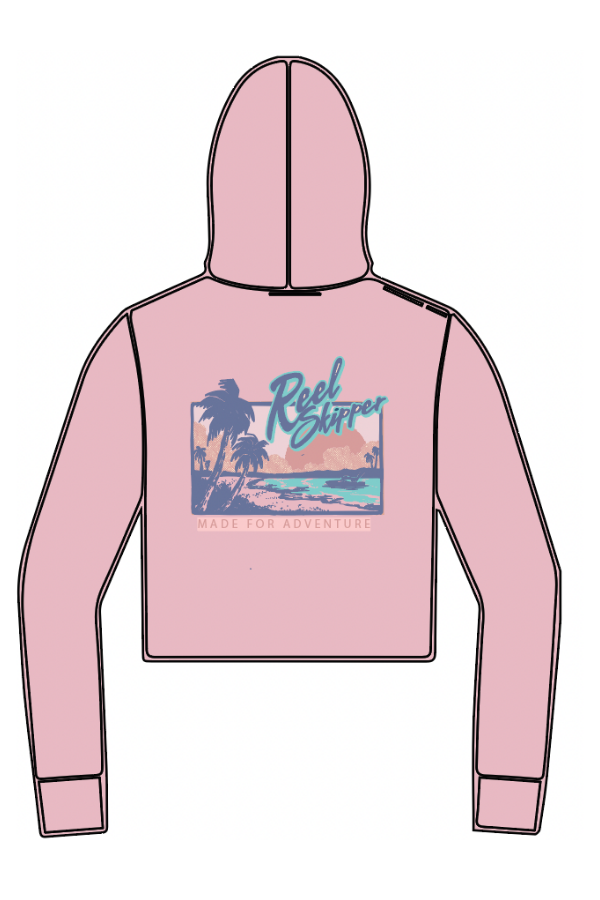 Hoodie - Baby Pink/Bahamas Postcard