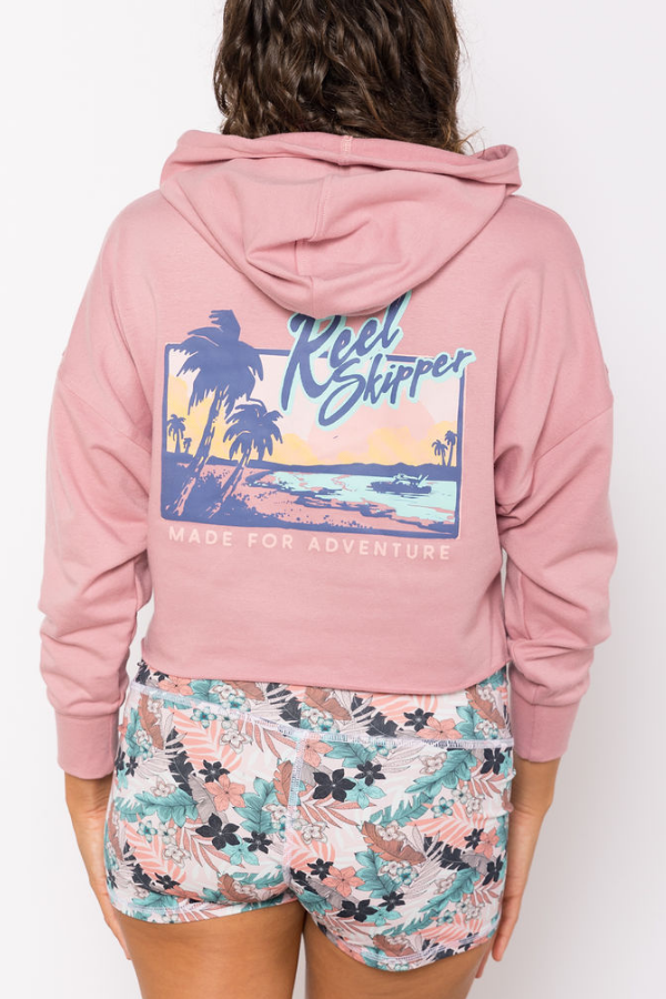 Hoodie - Baby Pink/Bahamas Postcard