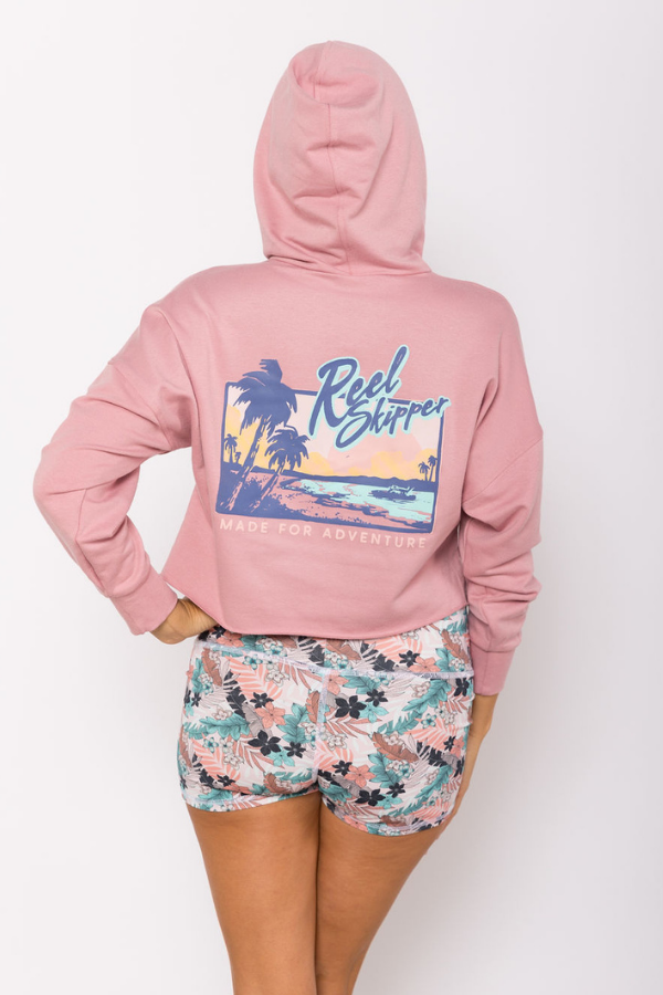 Hoodie - Baby Pink/Bahamas Postcard