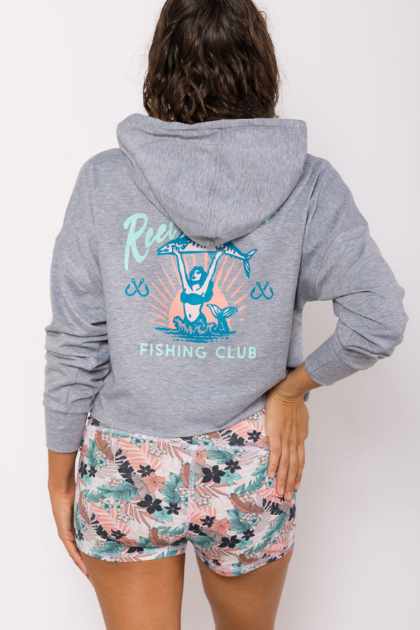 Hoodie - Grey/Wahoo