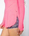 Flowy Performance Top - Coral