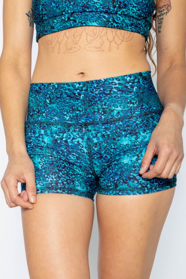Yoga Water Shorts - Ocean Camo